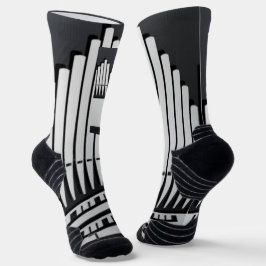 Calcetines Actuación de virtuoso de órgano de tubos