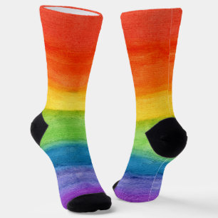 Calcetines Acuarela Colorido Audaz Lindo