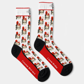 Calcetines Adorables del Pájaro Carpintero de Cabe