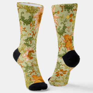 Calcetines Adorno Chino Antiguo Jones Flores