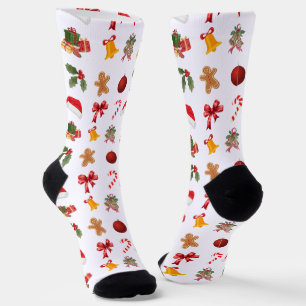 Calcetines adornos de Navidad