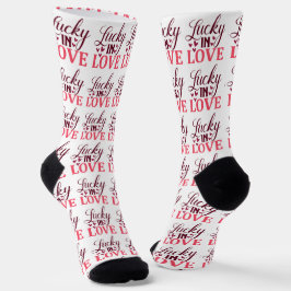 Calcetines Afortunado En El Amor Valentín