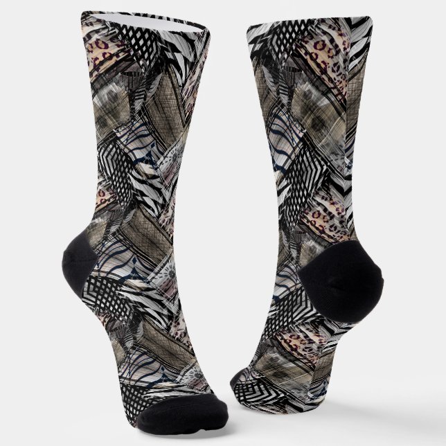 Calcetines Africano, étnico. (Angular)