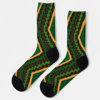 Calcetines Afro Pop Kente Green