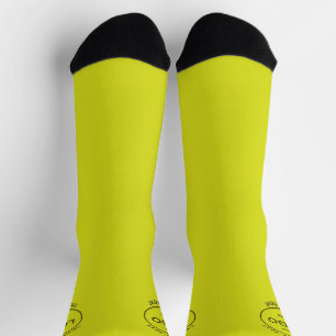 Calcetines Agrega el logotipo de la tienda de negocios de tu 