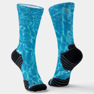 Calcetines Agua de Piscina Azul Celeste Cristalina