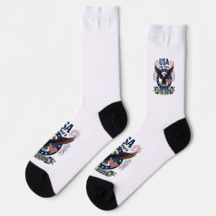 Calcetines Águila Americana Patriótica 250 Años 1776-2026