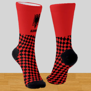 Calcetines Albania Socks, moda de bandera albanesa / deportes