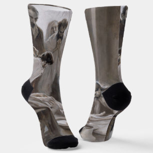 Calcetines Albert Edelfelt - Jesús lavando pies de discípulos