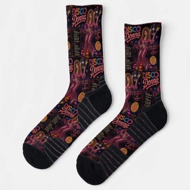 Calcetines Álbum Disco Donna (Izquierda)