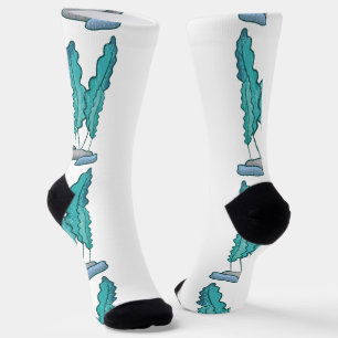 Calcetines Algas de algas marinas azules Thunder_Cove
