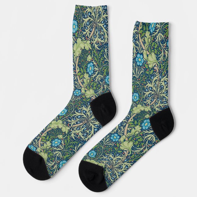 Calcetines Algas, William Morris (Izquierda)