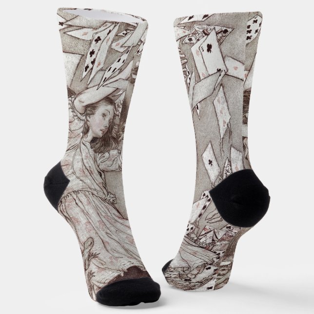 Calcetines Alice In Wonderland Lewis Carroll Rackham (Angular)