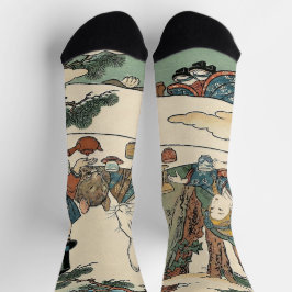 Calcetines Alice Lost in Japan | Ukiyo-e Mad Tea Party