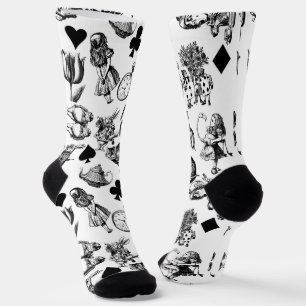Calcetines Alice White Rabbit Wonderland Classic