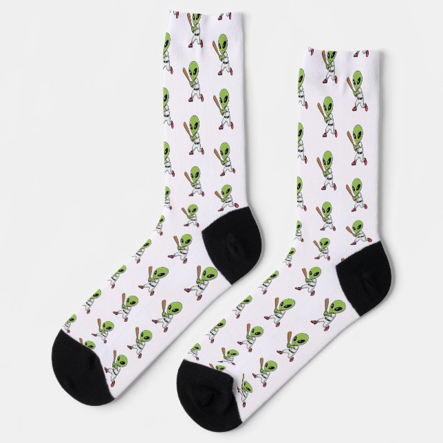 Calcetines Alienígena de béisbol (Izquierda)