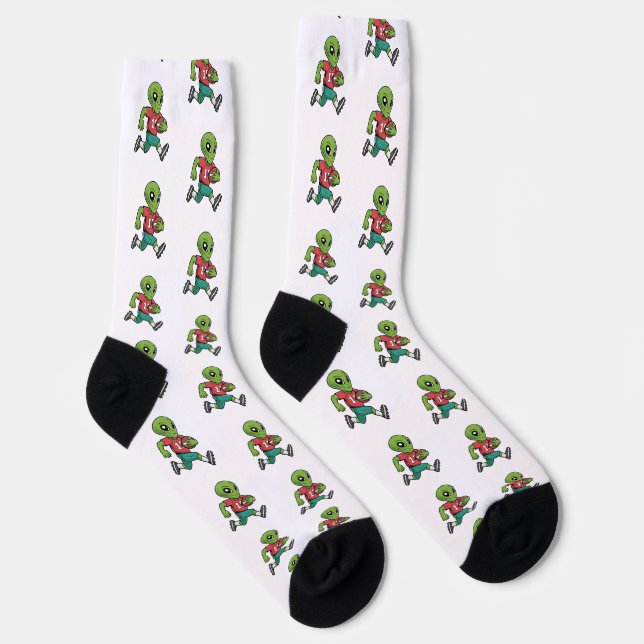 Calcetines Alienígena de Fútbol Americano (Derecha)