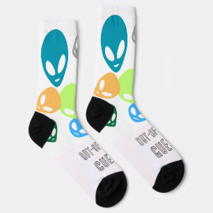 Calcetines ¡Alienígenas "invitados fuera de la ciudad"!