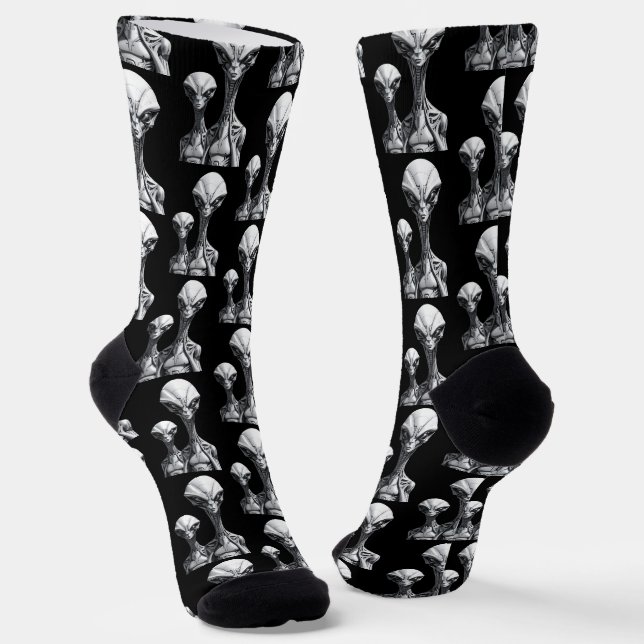Calcetines Alienígenas Robot (Angular)