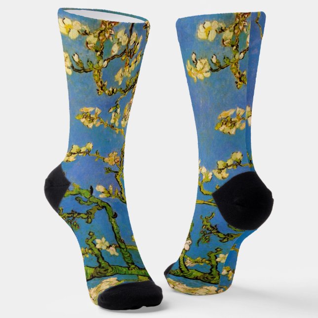 Calcetines Almendro en flor de Vincent van Gogh (Angular)