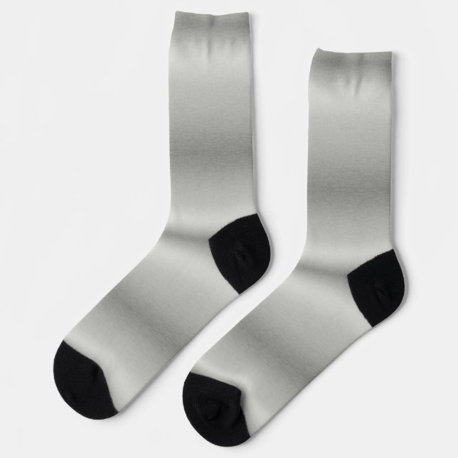 Calcetines Aluminio cepillado de plata metálica (Izquierda)