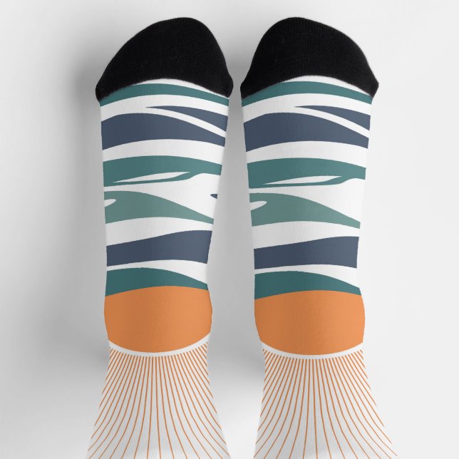 Calcetines Amanecer junto al mar (Arriba)