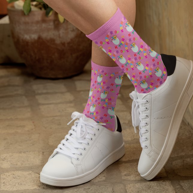 Calcetines Amantes de gatitos de la madre de gatitos regalo S (Subido por el creador)