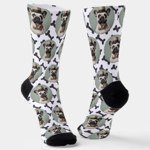 Calcetines Amantes de los Perros Una Foto Divertida Mascota