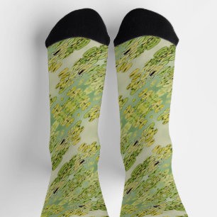 Calcetines Amarillo Verde Pad Agua de yeso
