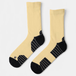 calcetines amarillos con dedos y talones negros