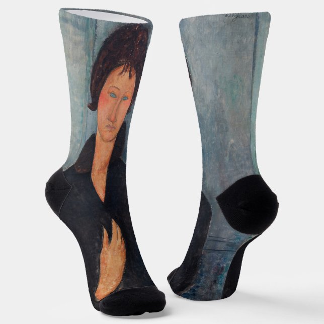 Calcetines Amedeo Modigliani - Mujer con ojos azules (Angular)