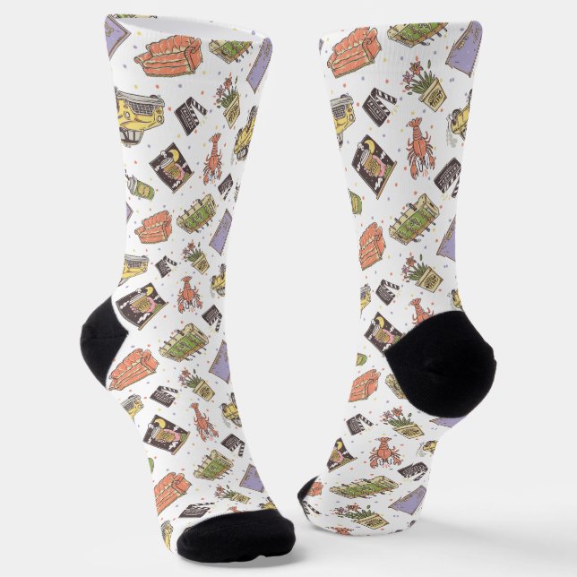 Calcetines AMIGOS™ | Patrón de iconos de punto de Polka (Angular)