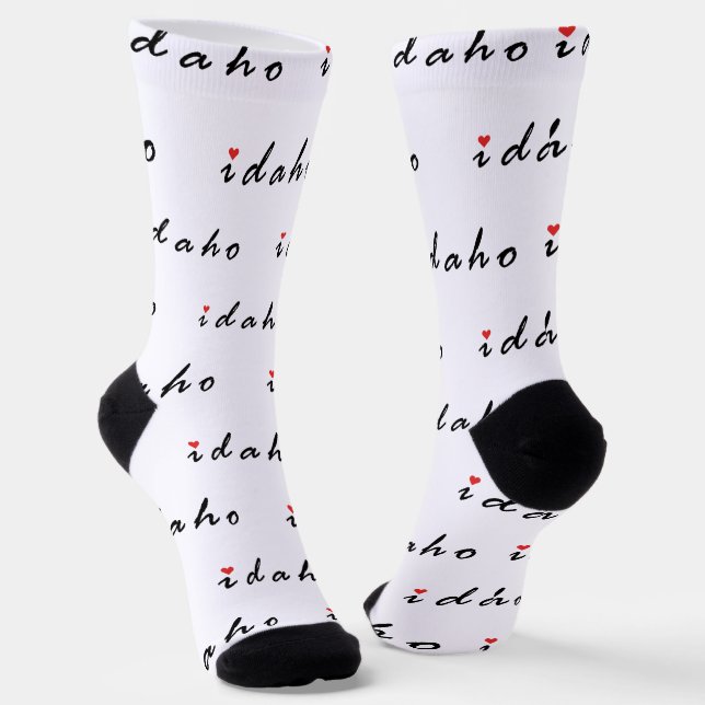 Calcetines Amo a Idaho (Angular)