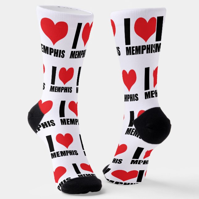 Calcetines Amo a Memphis (Angular)