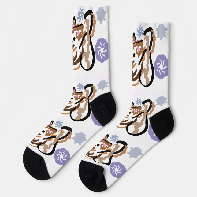 Calcetines Amor de lobo en invierno (Izquierda)