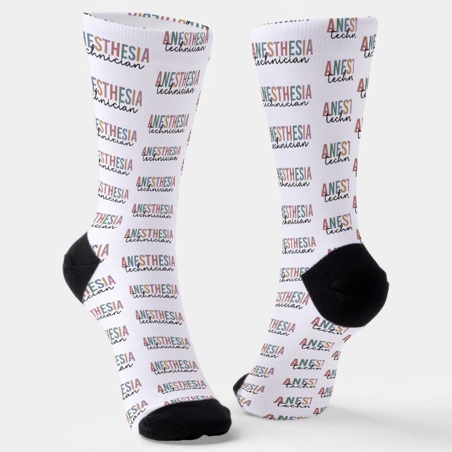 Calcetines Anestesia Técnica Retro Anestesia Tech (Angular)