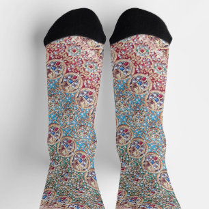 CALCETINES ÁNGELLES CON JOYAS ANTIGUAS, PIEDRAS PRECIOSAS, PE