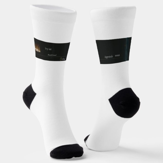 Calcetines Anillo de Elden, Intentar a la izquierda, Intentar (Angular)