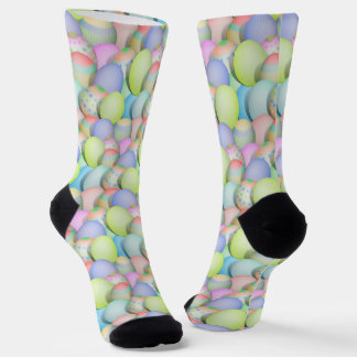 Calcetines Antecedentes de Huevos de Pascua Coloridos