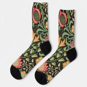 Calcetines Antigüedad floral persa William Morris