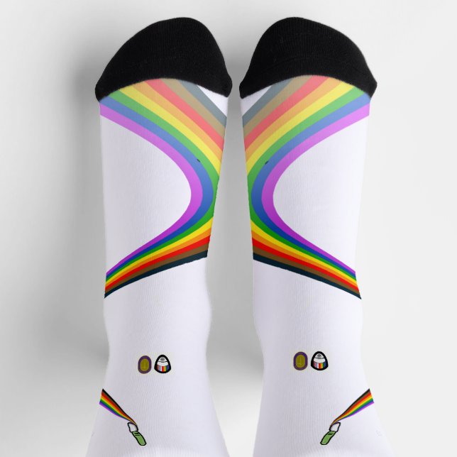 Calcetines AOSA 2024 Edición Especial Sócrates del Orgullo (Arriba)