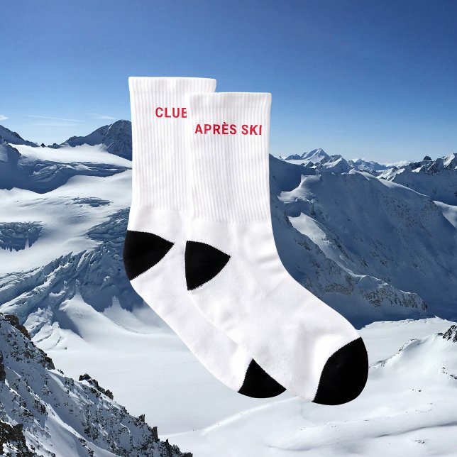 Calcetines Après Ski Club Invierno Red Minimal Unisex (Subido por el creador)