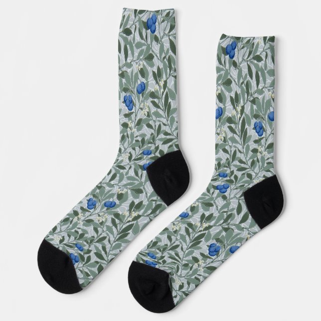 Calcetines Árbol de Arándano, William Morris (Izquierda)