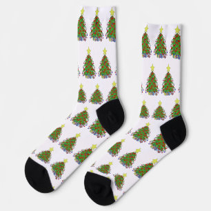 Calcetines árbol de Navidad