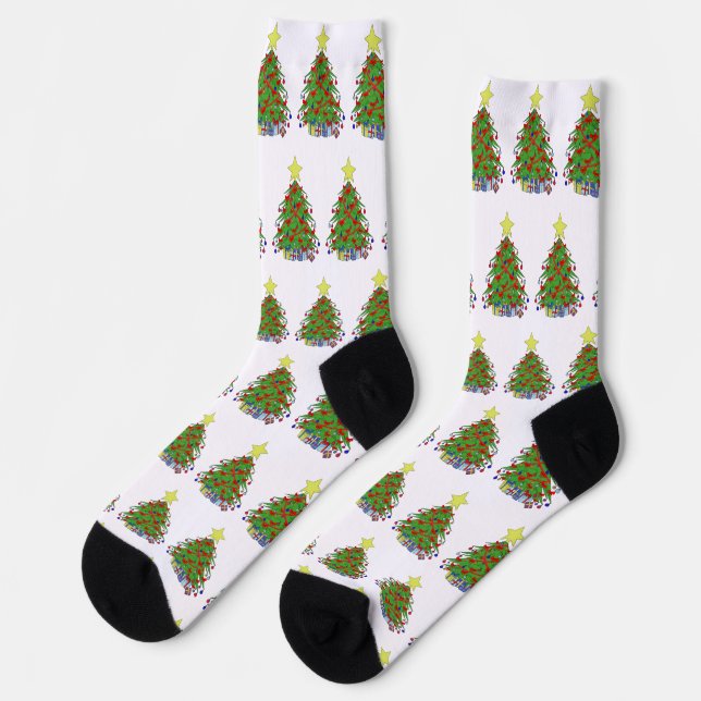 Calcetines árbol de Navidad (Izquierda)