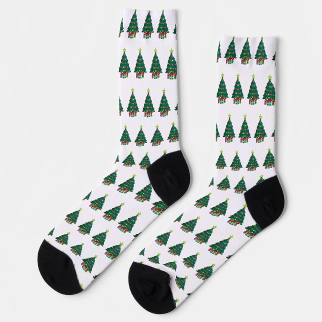 Calcetines Árbol de Navidad Acogedor (Izquierda)