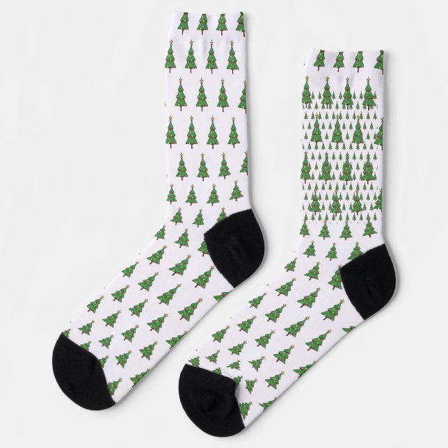 Calcetines Árbol de Navidad Adorable (Izquierda)
