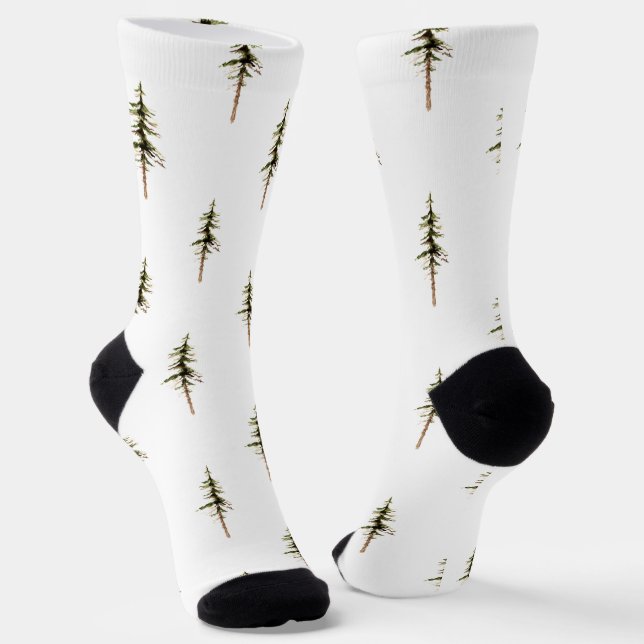 Calcetines Árbol de pinos (Angular)
