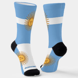 Calcetines Argentina, bandera patriótica, Argentina sostenibl