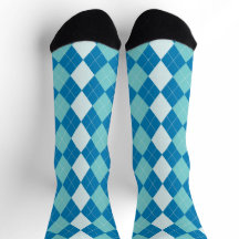 Calcetines Argyle Diseño Azul